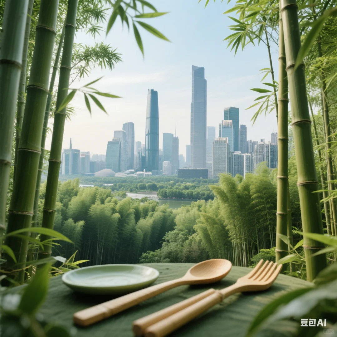 竹制餐具成网红!外卖行业掀起绿色革命
