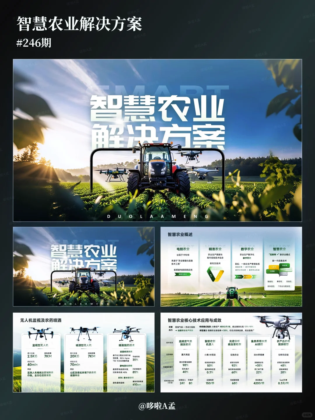 这组智慧农业PPT直接杀疯了！