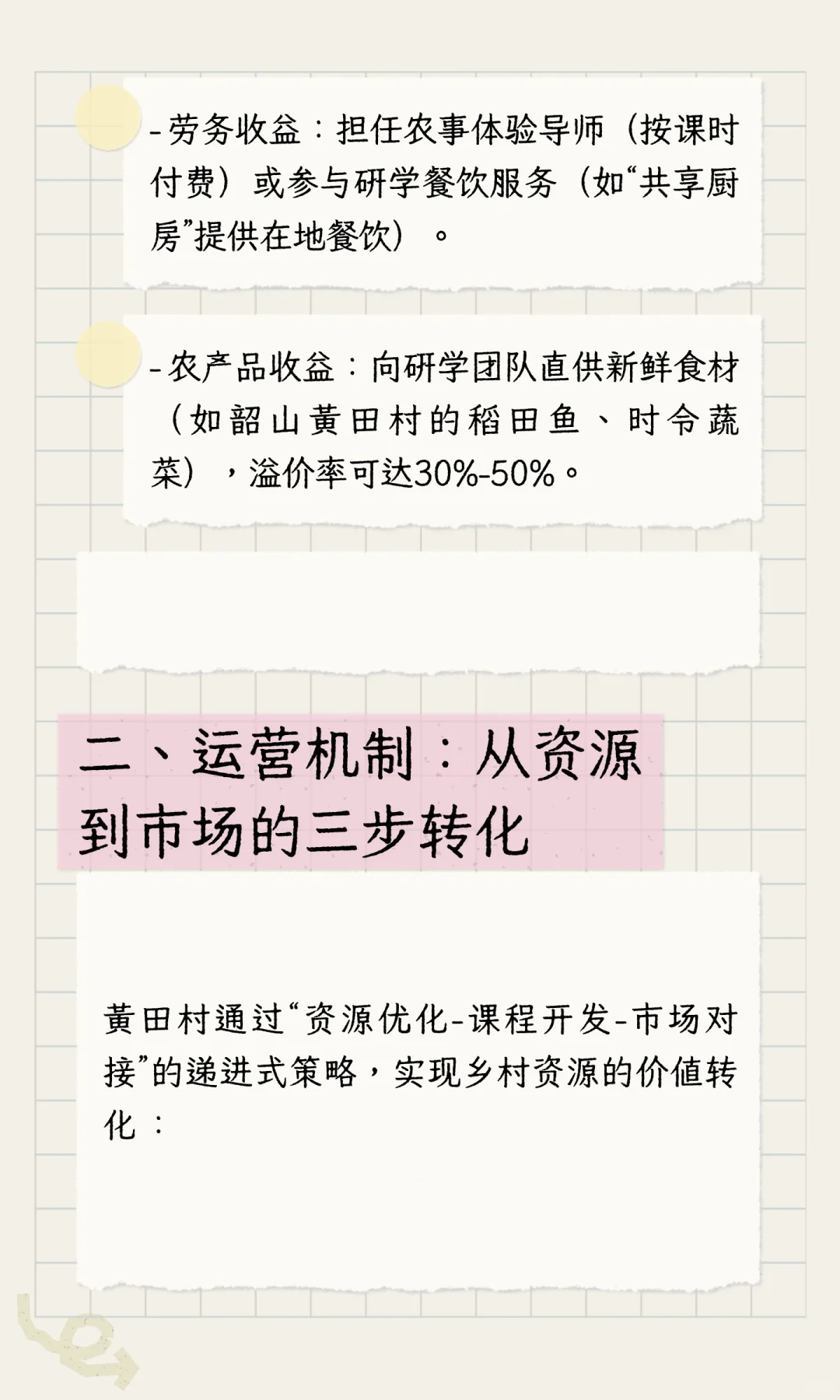 黄田村“直连学校”轻资产运营农业研学文旅