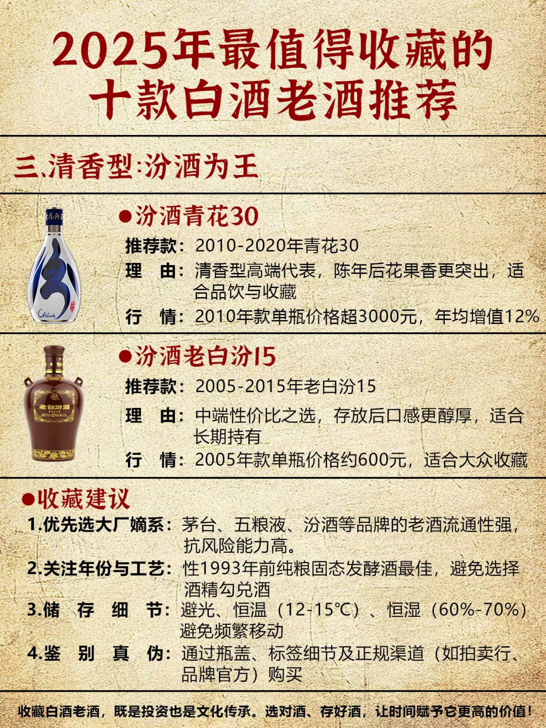 2025 白酒收藏指南 | 这十款老酒值得入手