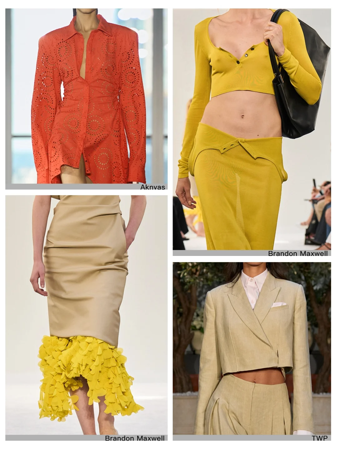 2025春夏纽约时装周关键色5️⃣组灵感配色