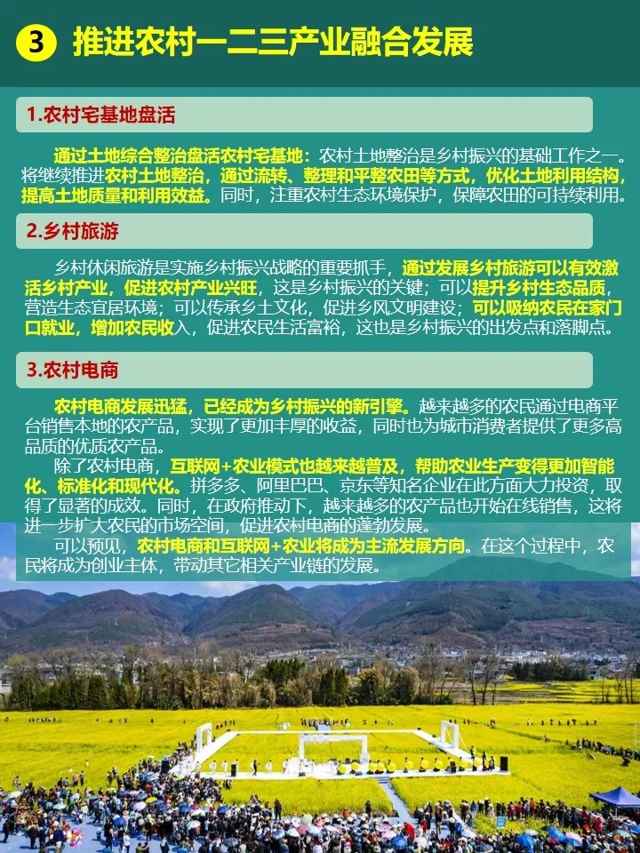 必看-乡村振兴3大风口方向
