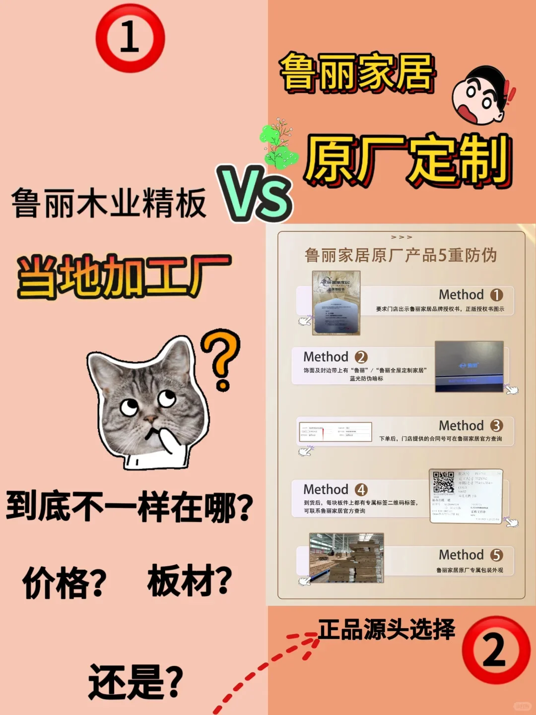 ⚠️鲁丽家居定制避坑！原厂vs当地加工差太多