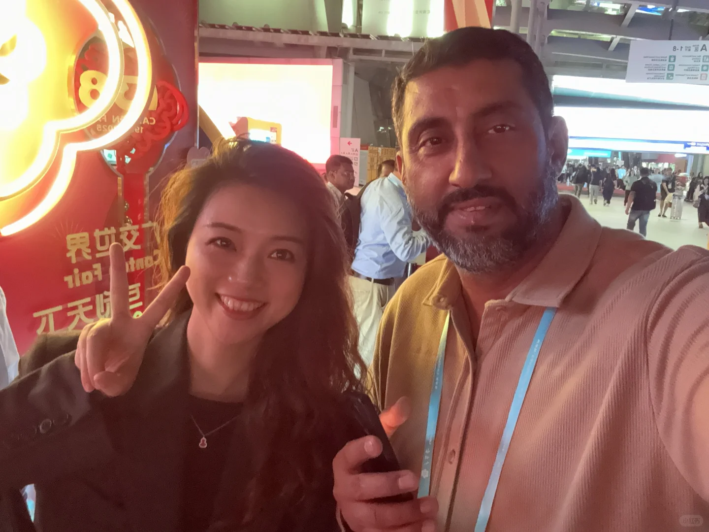 结束两天广交会暴走