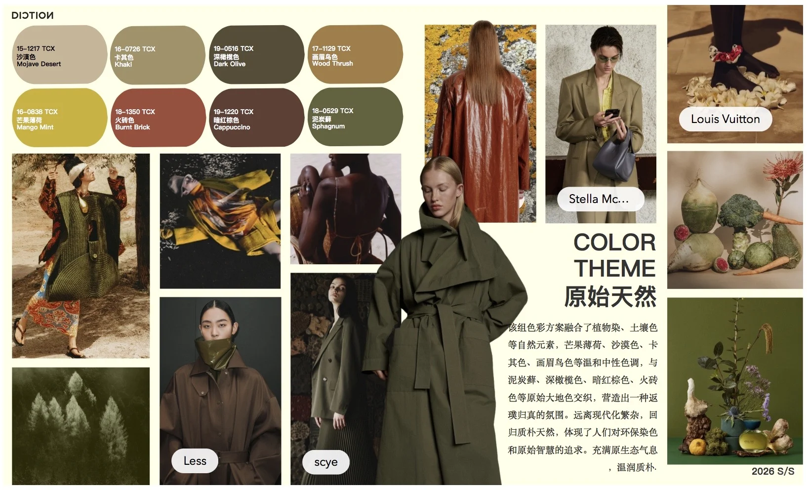 色彩趋势:2026春夏女装色彩