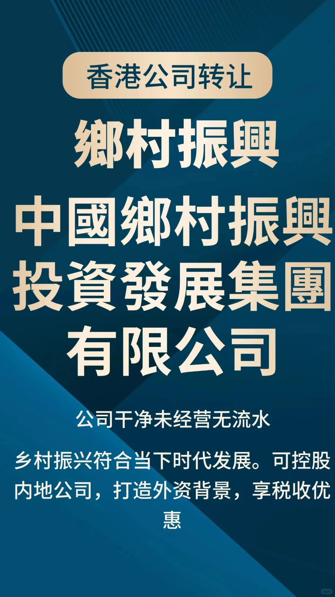 中国鄉村振興投資發展集團有限公司