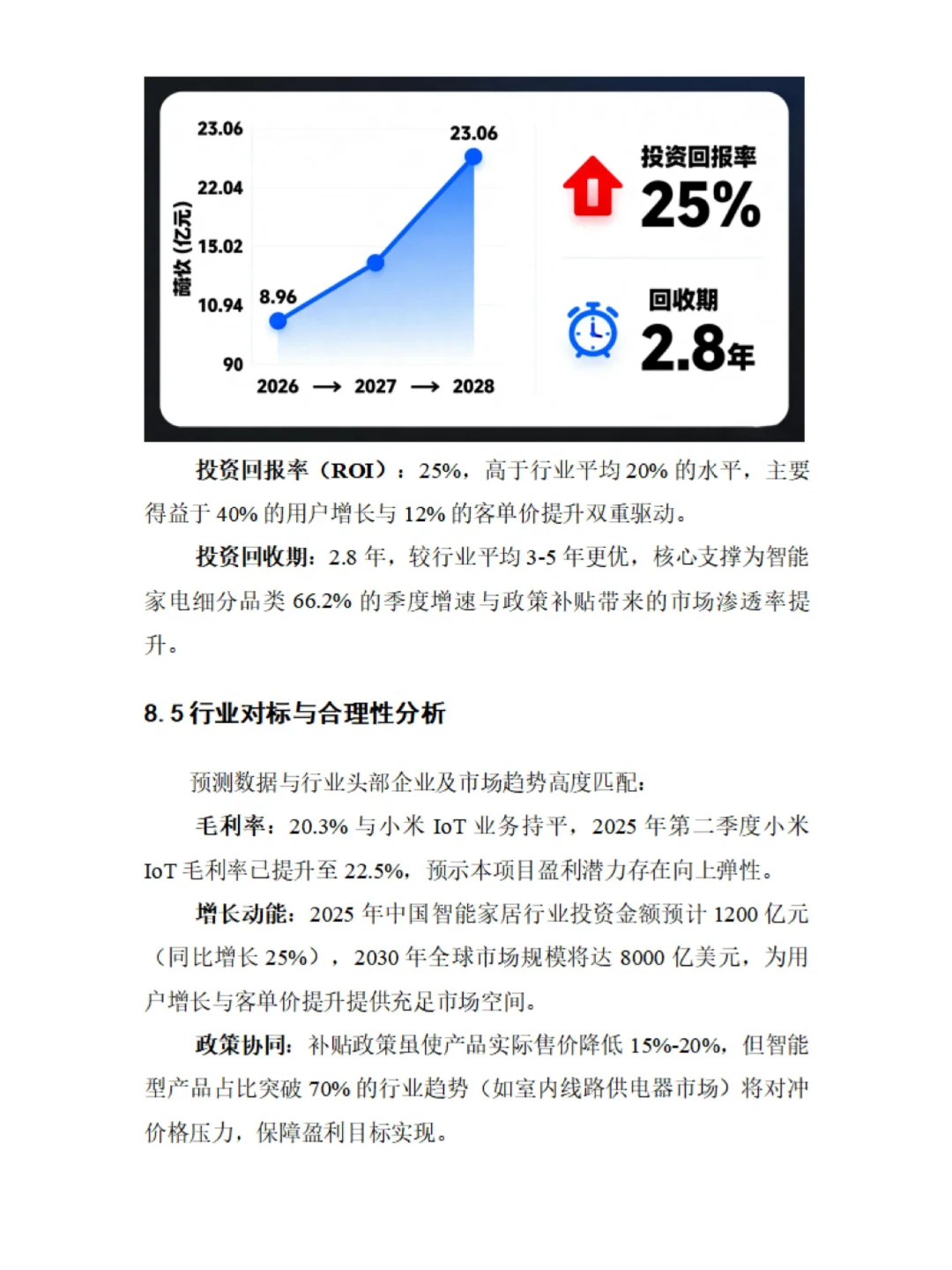 ?AI智能家居商业计划书➕word➕ppt