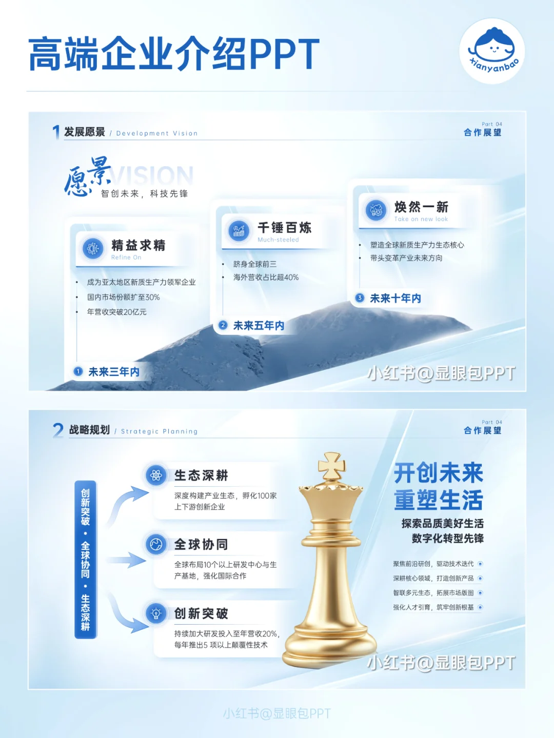 简约商务风/企业介绍PPT怎么做？