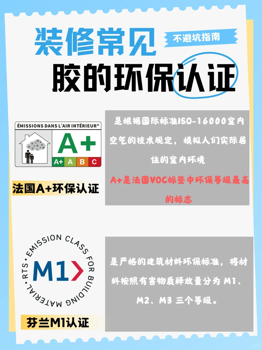 装修常见是环保标志，装修小白赶紧抄作业！