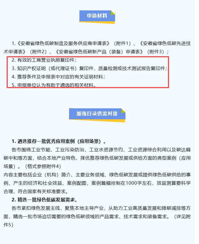 10月16日开始！安徽绿色低碳项目申报指南