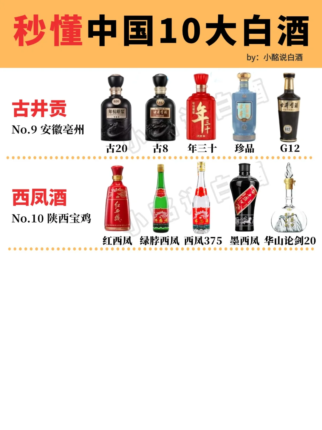中国十大白酒都有哪些❓酒鬼必收藏