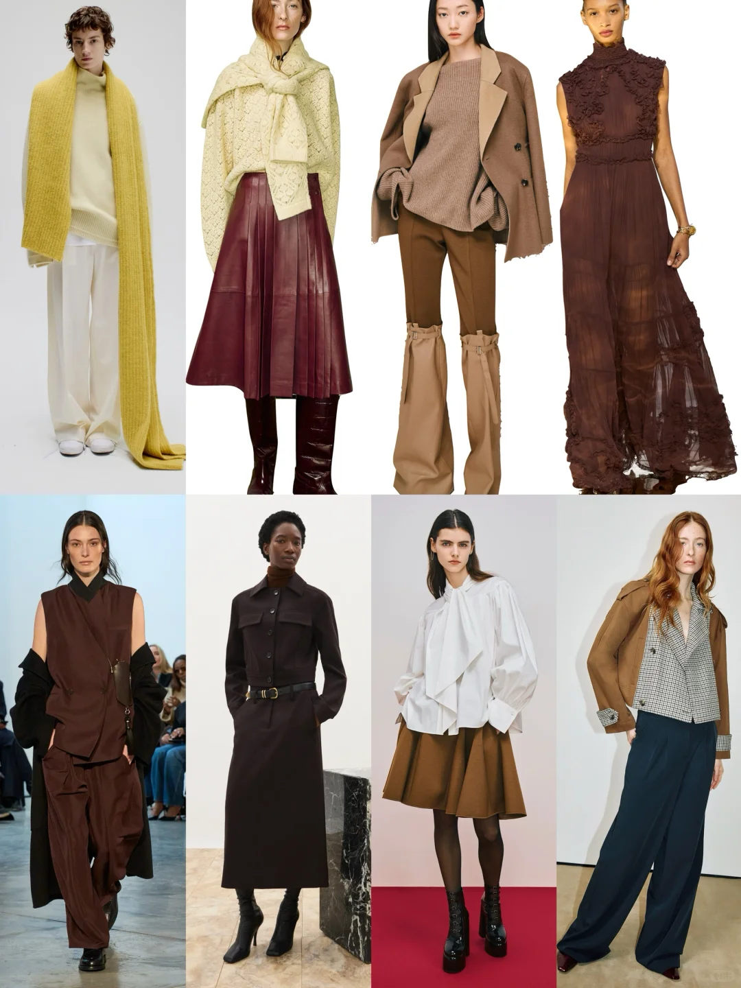 色彩趋势｜2025/26秋冬纽约时装周分析