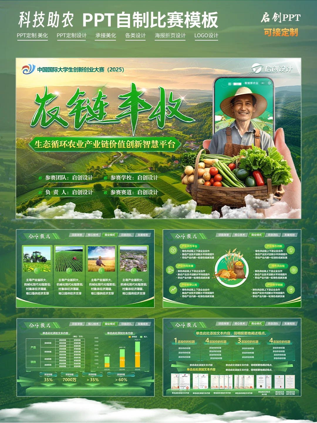 互联网+挑战杯【科技助农-绿色科技助农】