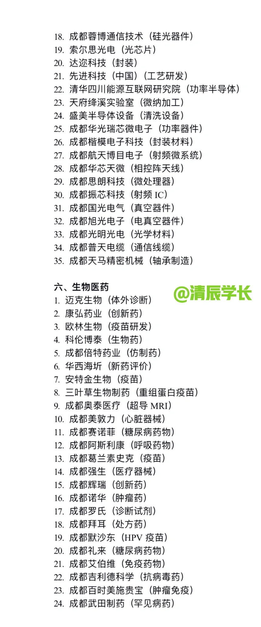 高薪企业汇总名单～成都