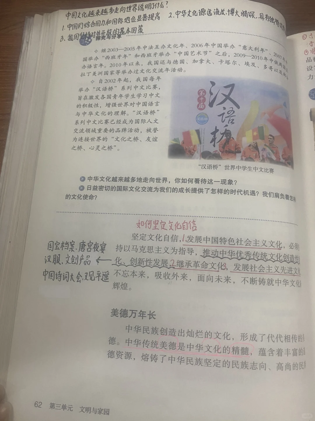 九年级道德与法治 《延续文化血脉》