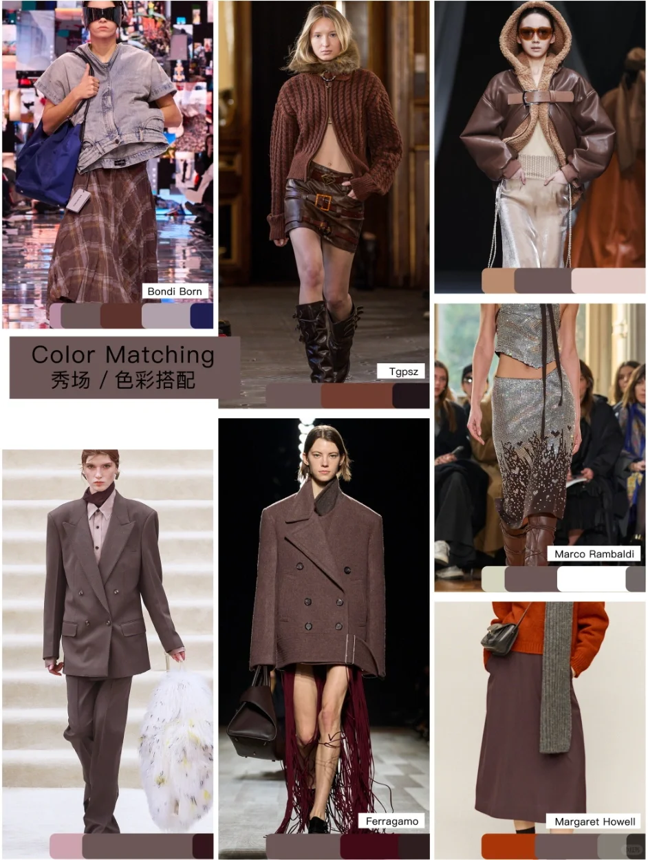 色彩趋势｜女装2025/26都市关键色彩