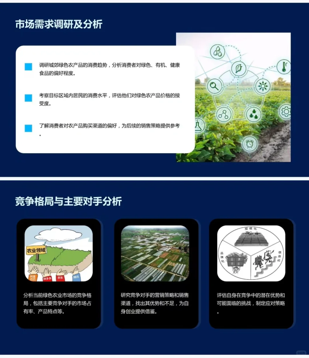 『城郊绿色农业与互联网融合』创业计划书