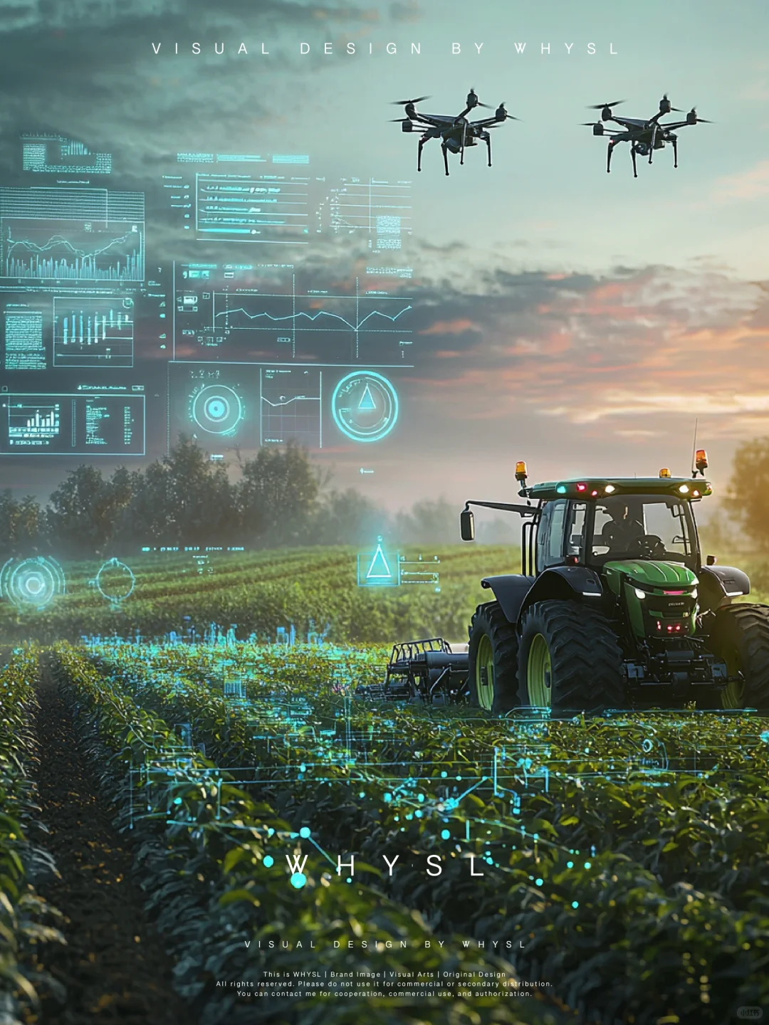 智慧农业|海报设计|视觉设计|素材分享