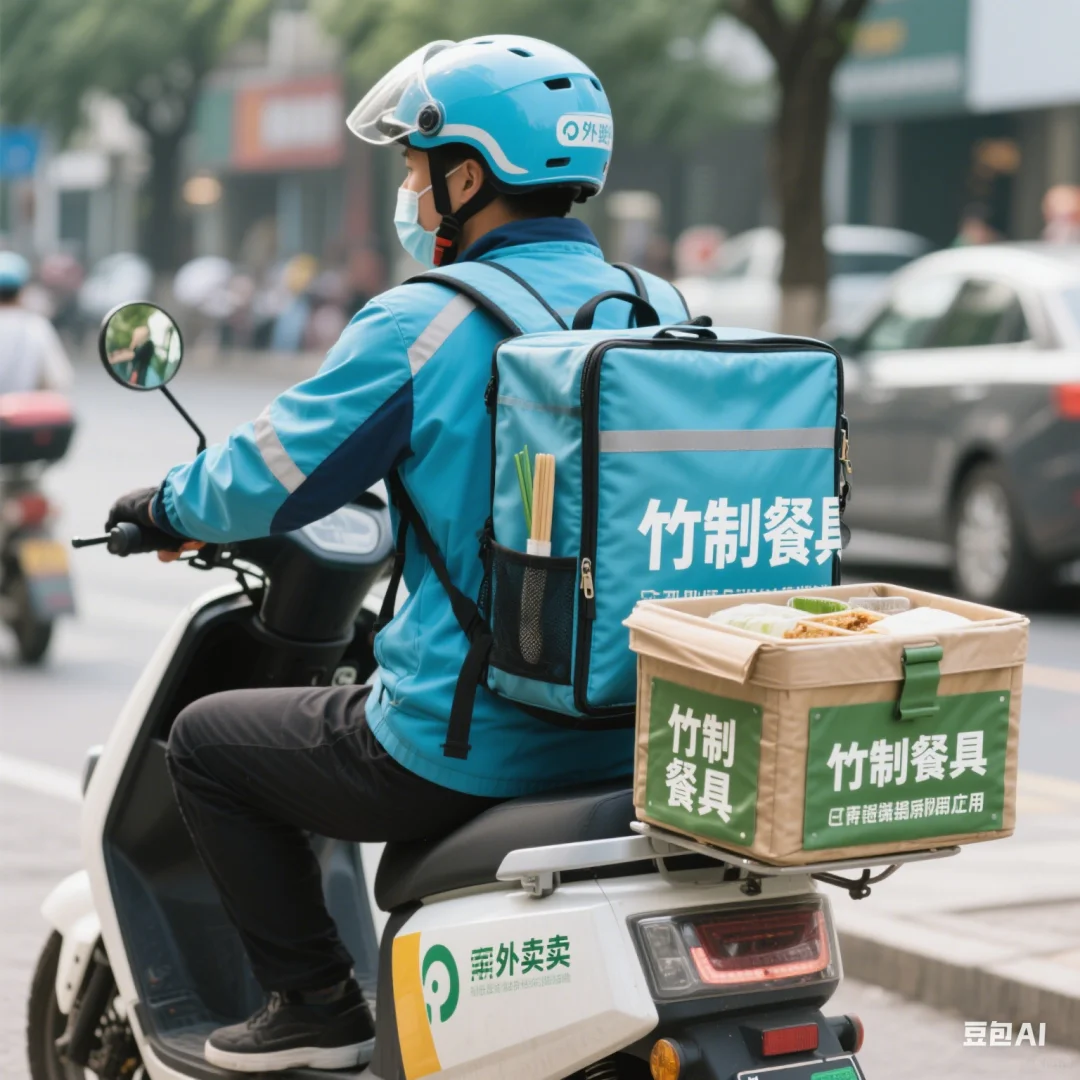 竹制餐具成网红!外卖行业掀起绿色革命