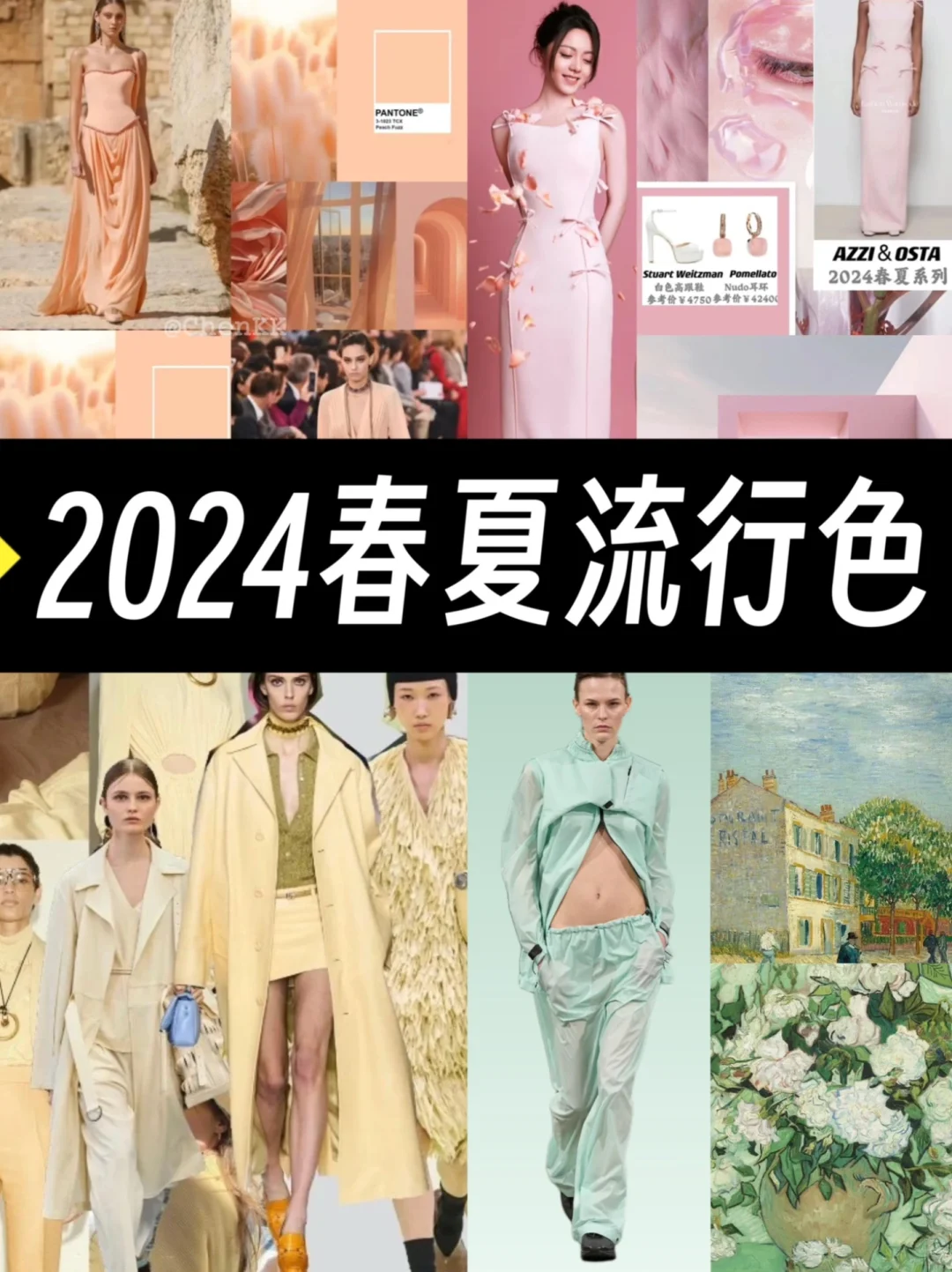 ?2024春夏流行色‼️赶快收藏起来吧‼️?