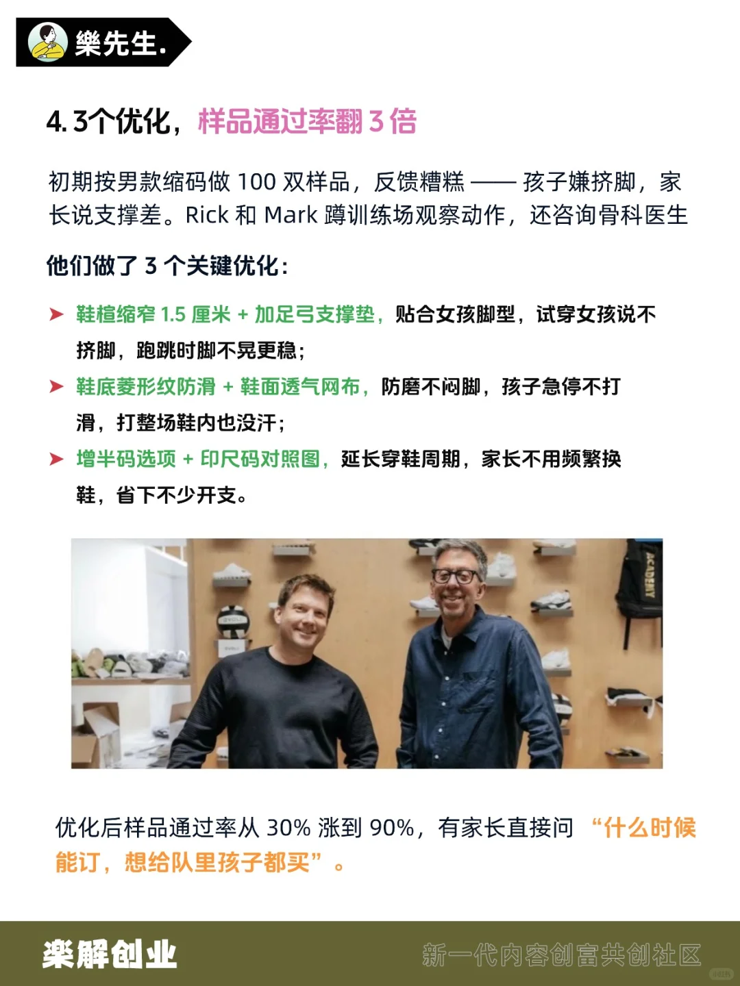 女儿穿女排鞋不适，俩父亲创业拿 210 万