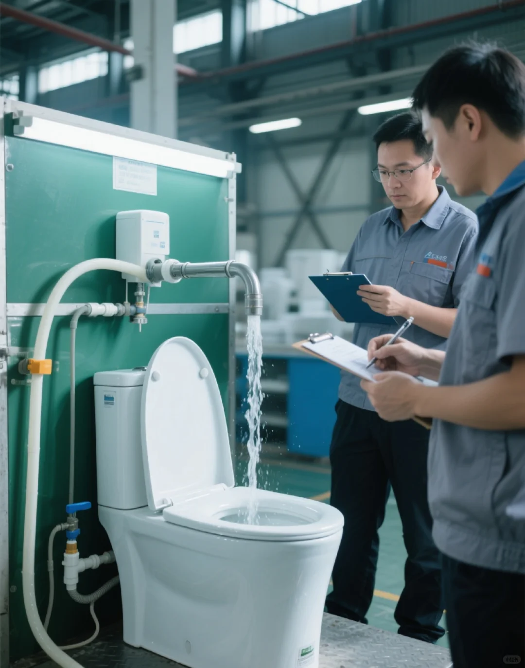 马桶界“卷王”生产线，这品控安全感拉?