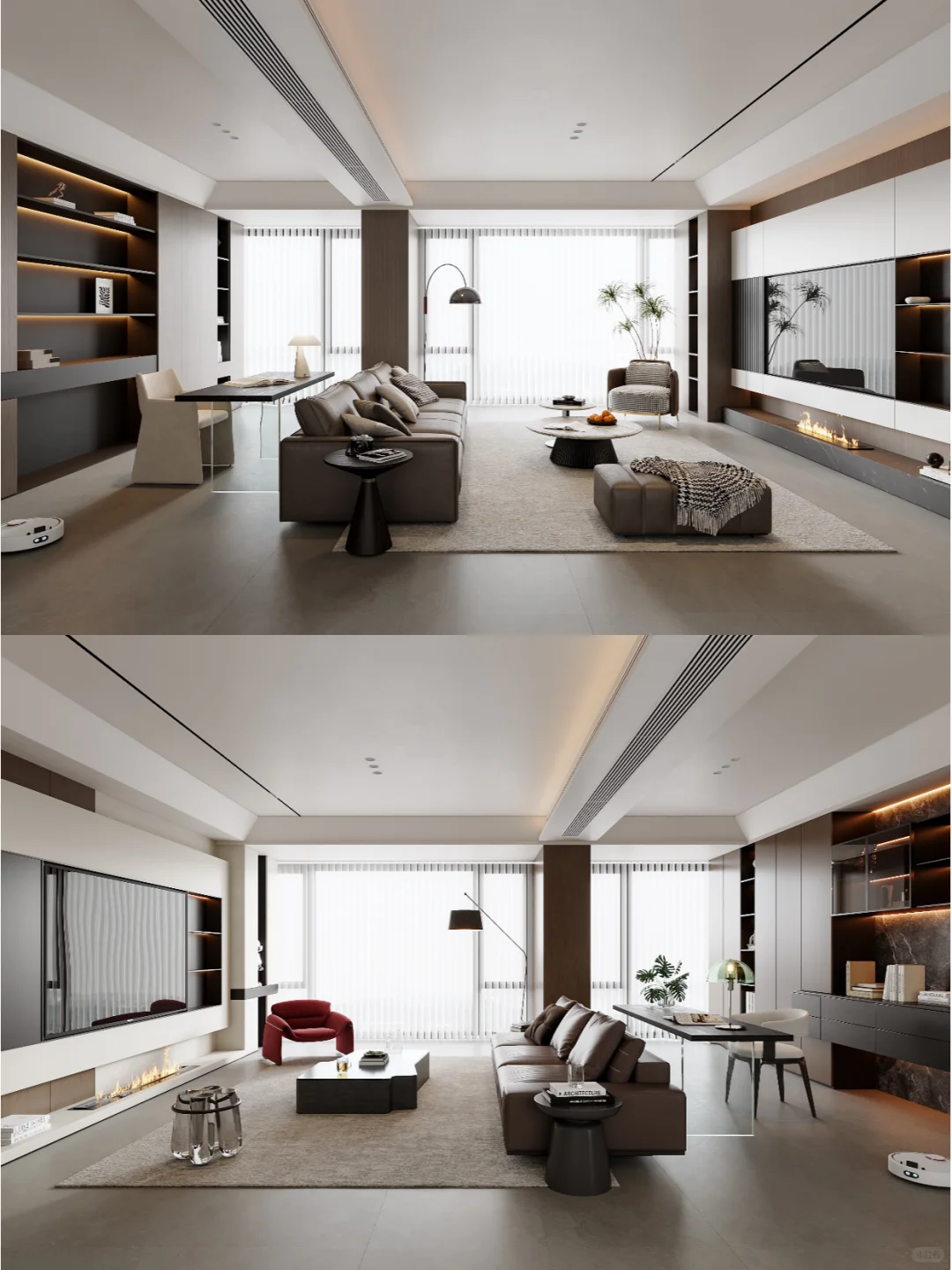 2025年流行的现代简约客厅3D模型