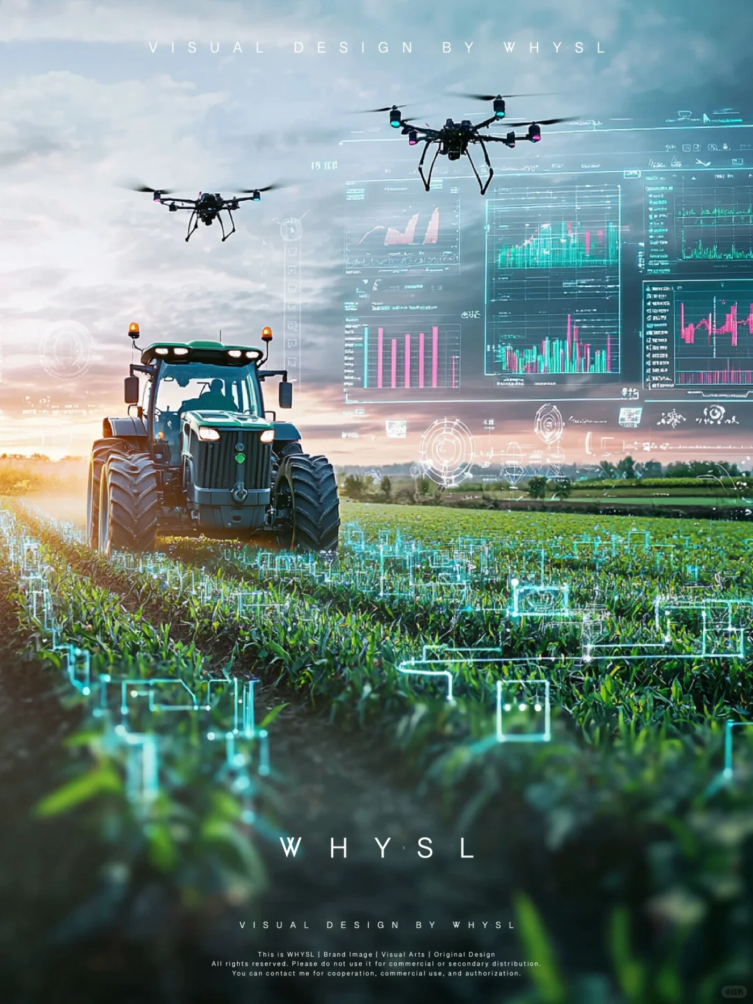 智慧农业|海报设计|视觉设计|素材分享