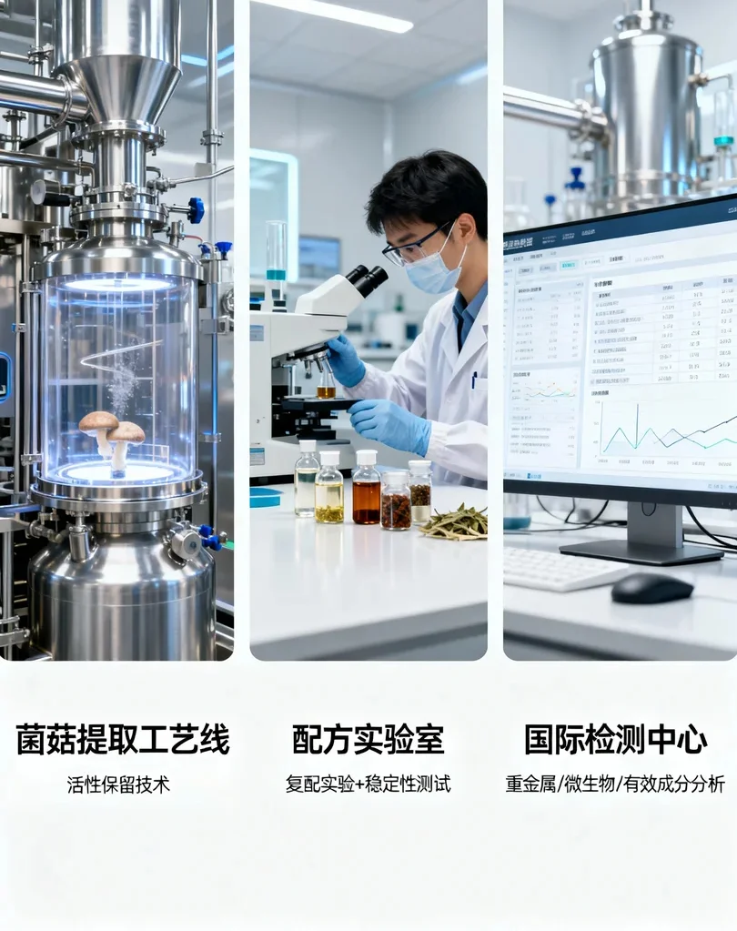 功能性菌菇代工｜全球oem/odm解决方案