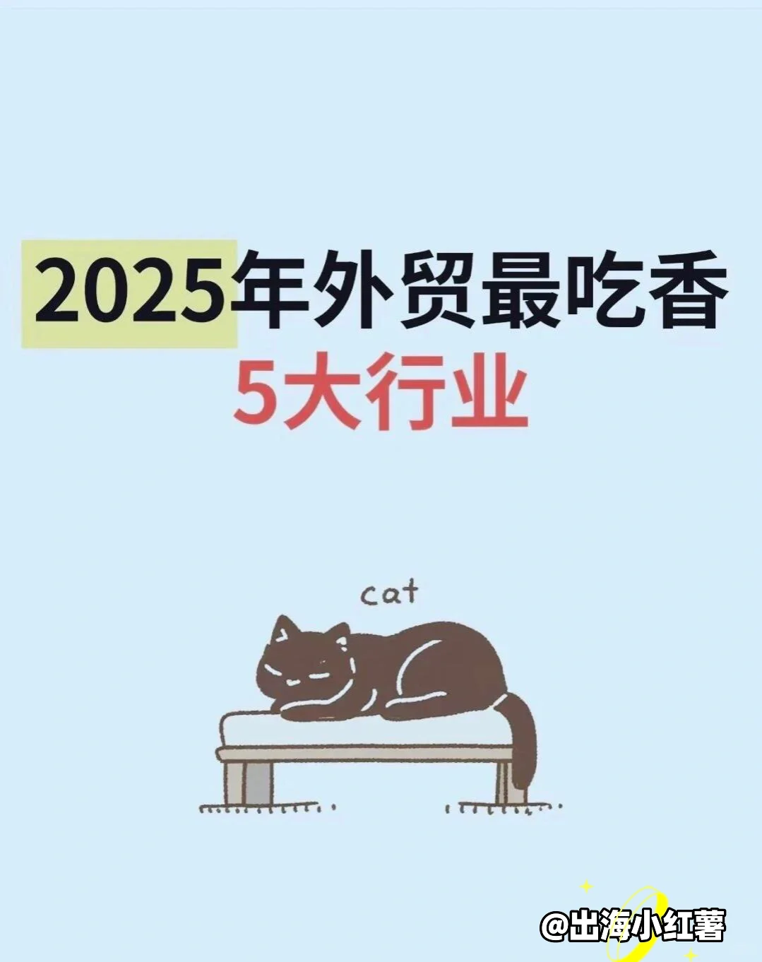 2025 年外贸最吃香 5 大行业