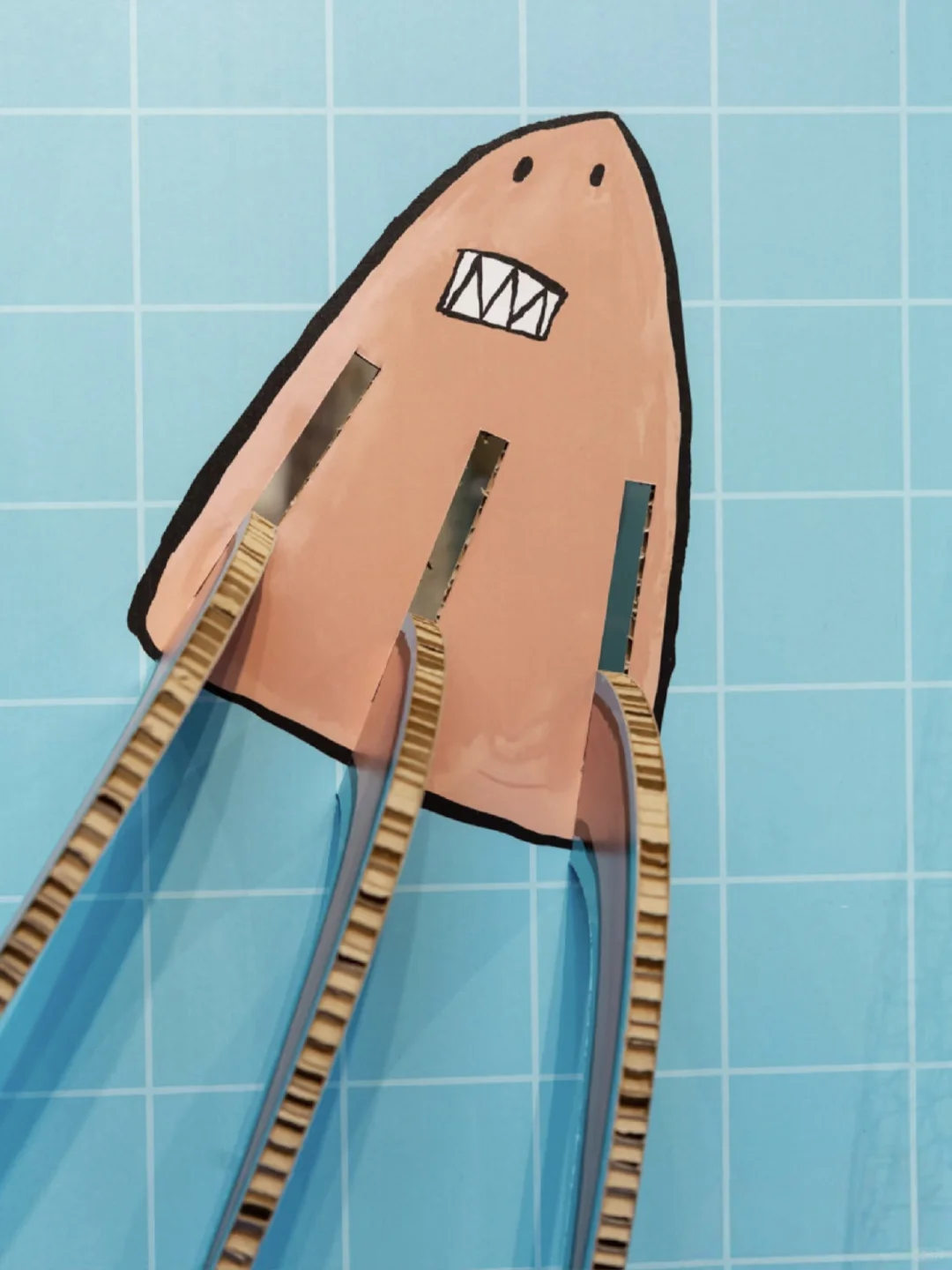 纸艺环保♻儿童海洋馆创意瓦楞纸商业美陈