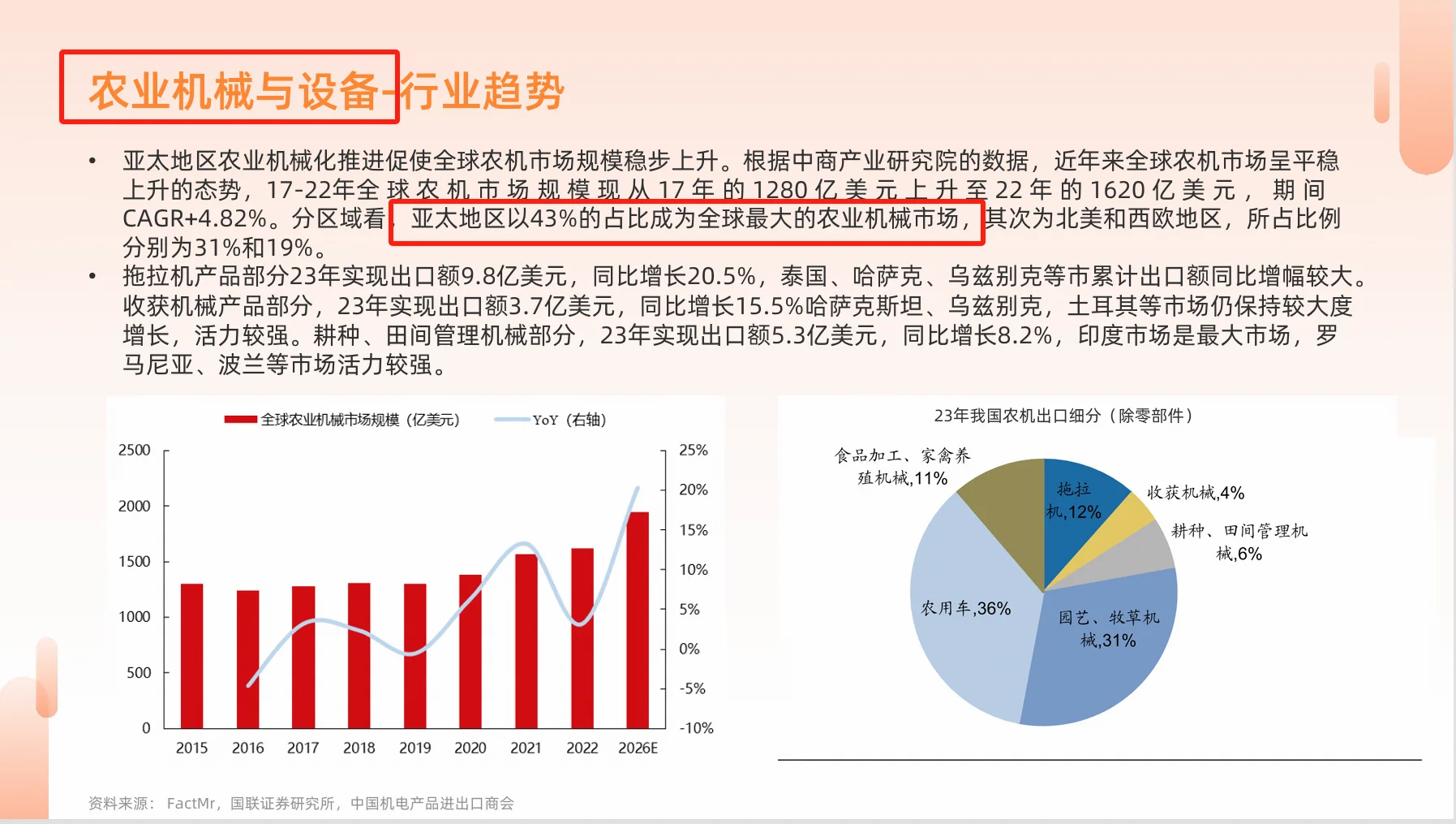 机械&设备行业报告