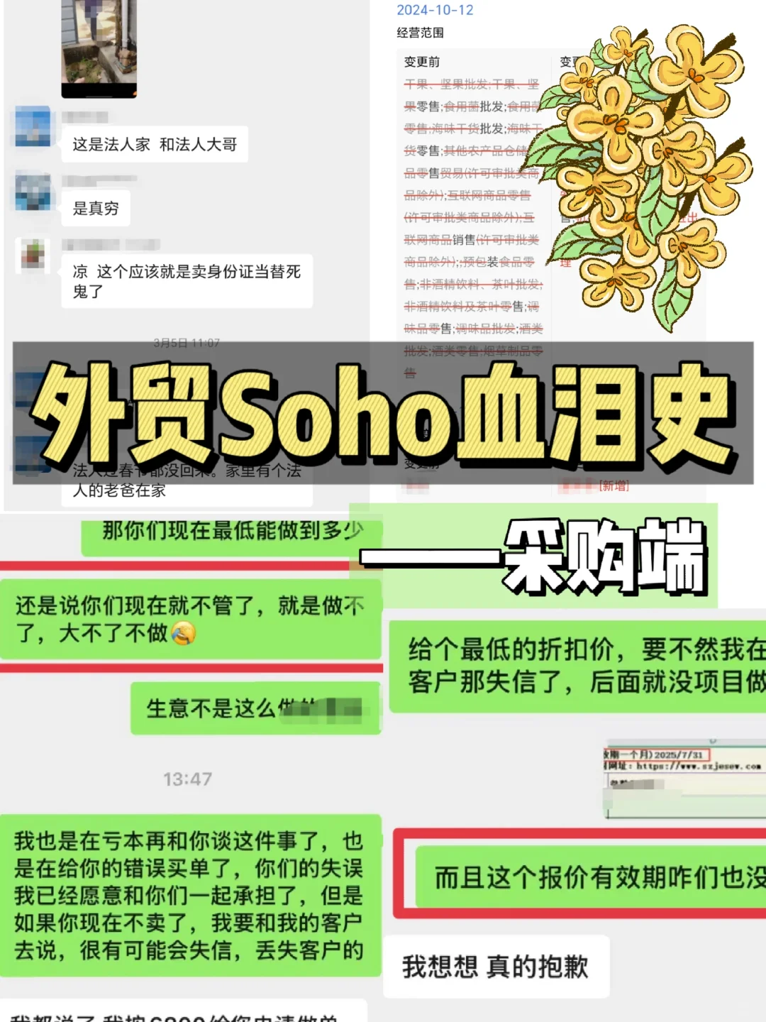 ?外贸Soho血泪史-采购端｜差点干倒闭！