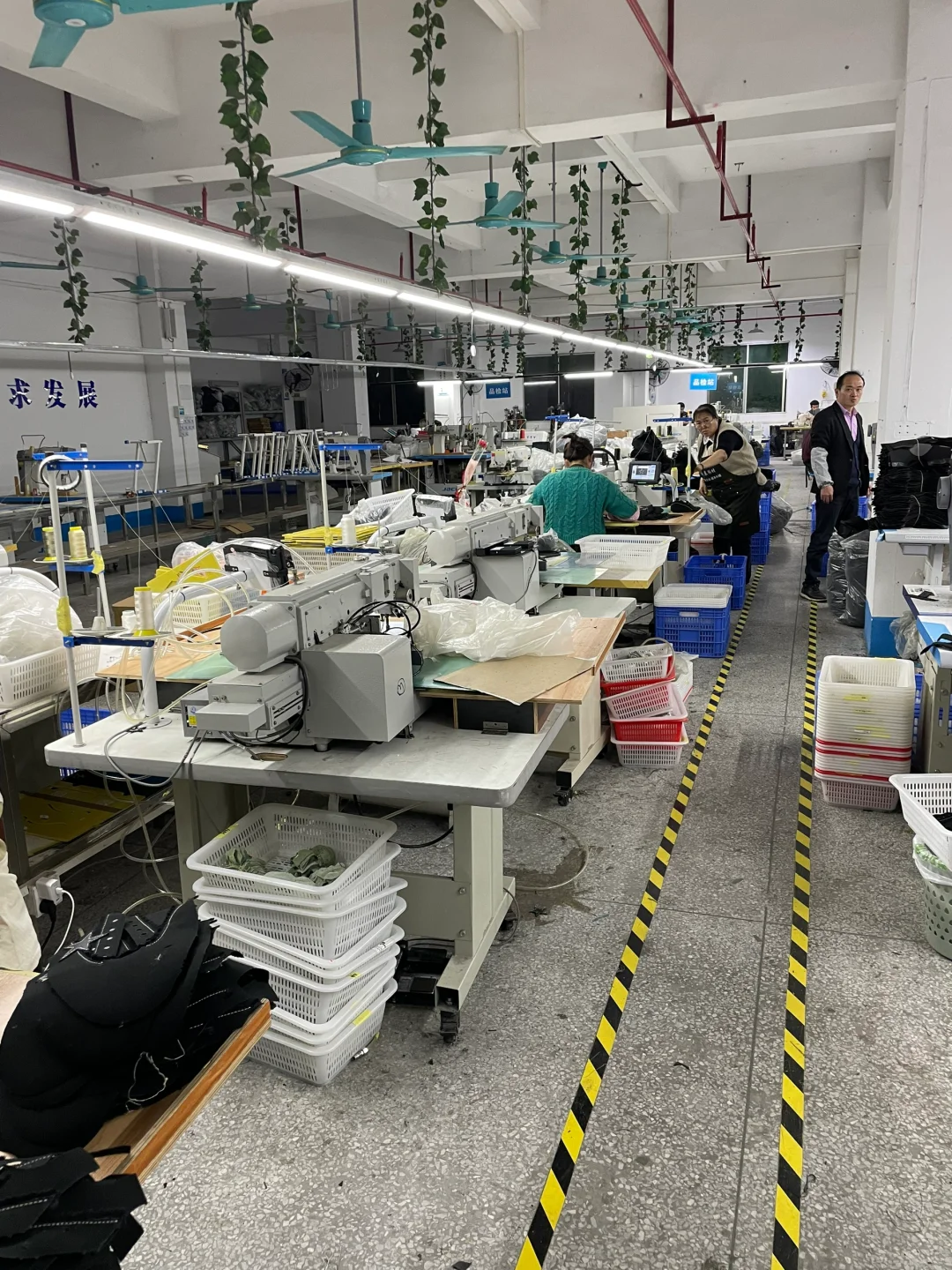 新增三条针车线