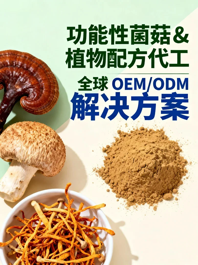 功能性菌菇代工｜全球oem/odm解决方案