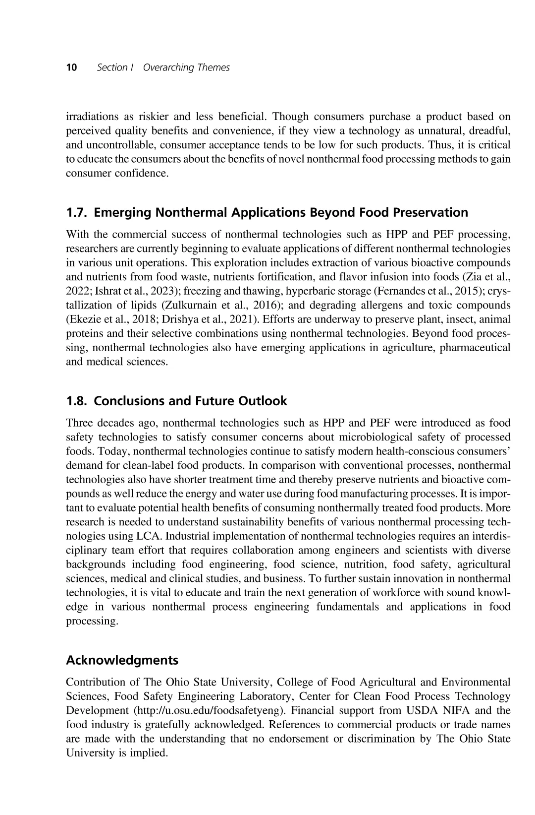 食品非热加工技术：第1卷