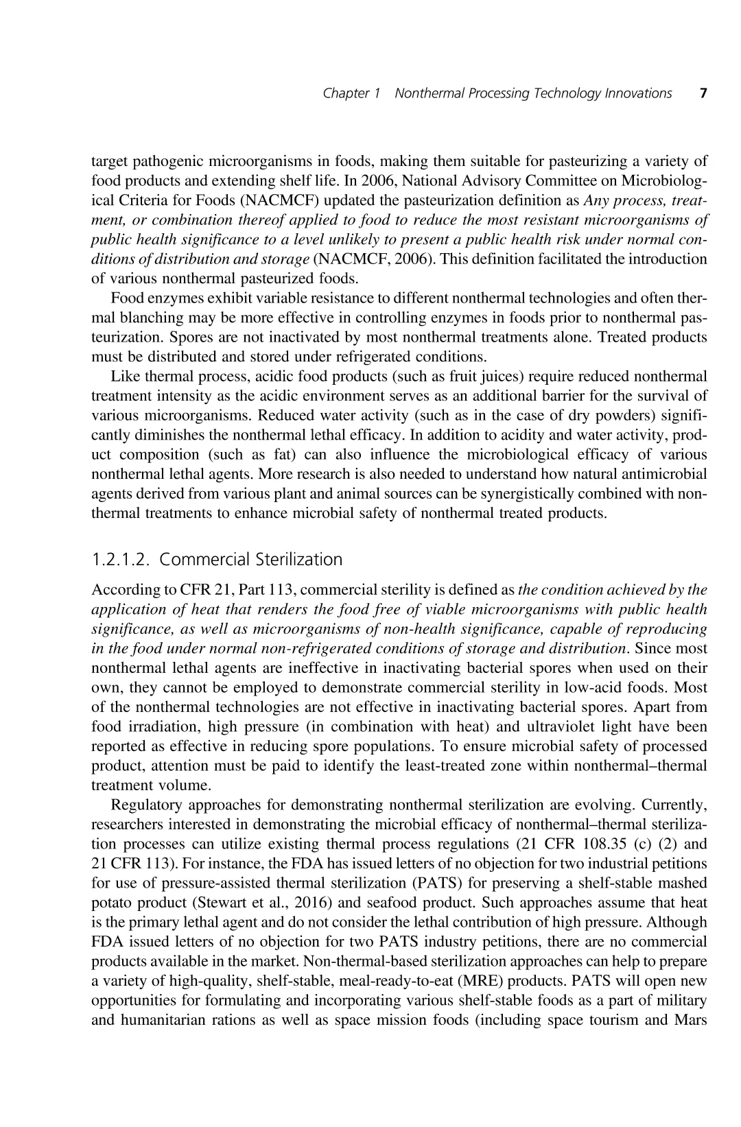食品非热加工技术：第1卷