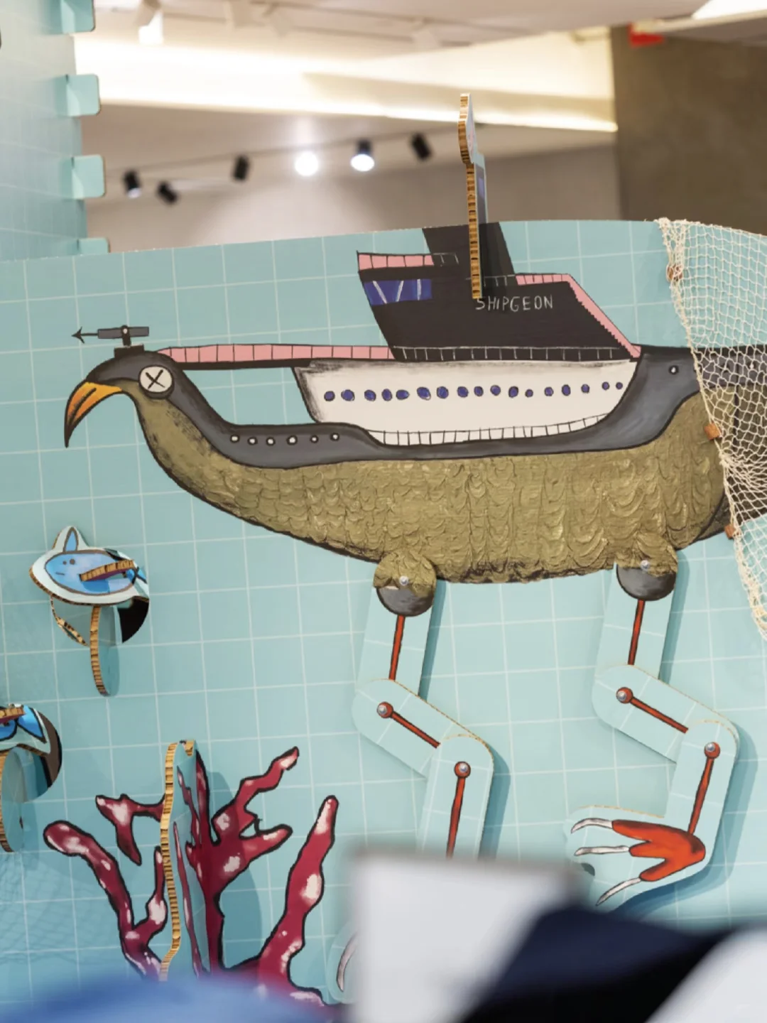 纸艺环保♻儿童海洋馆创意瓦楞纸商业美陈