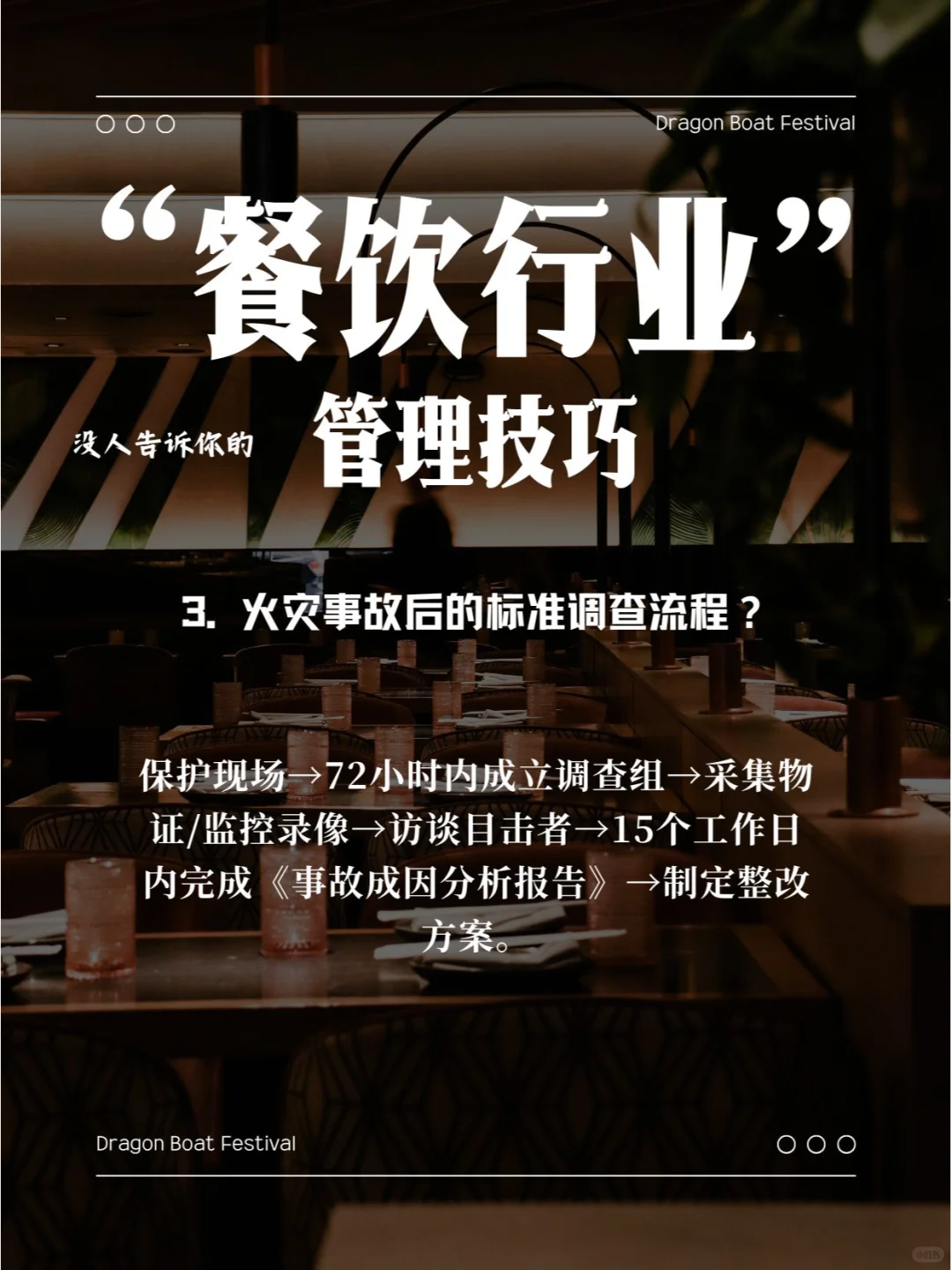 餐饮行业-酒店餐饮相关安全管理资料