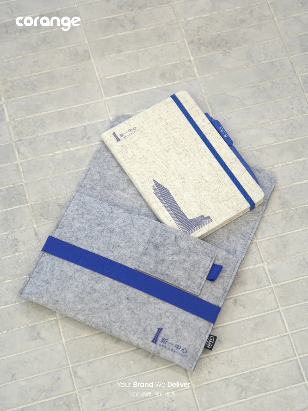 企业年底礼品选它｜环保毛毡笔记本套装?