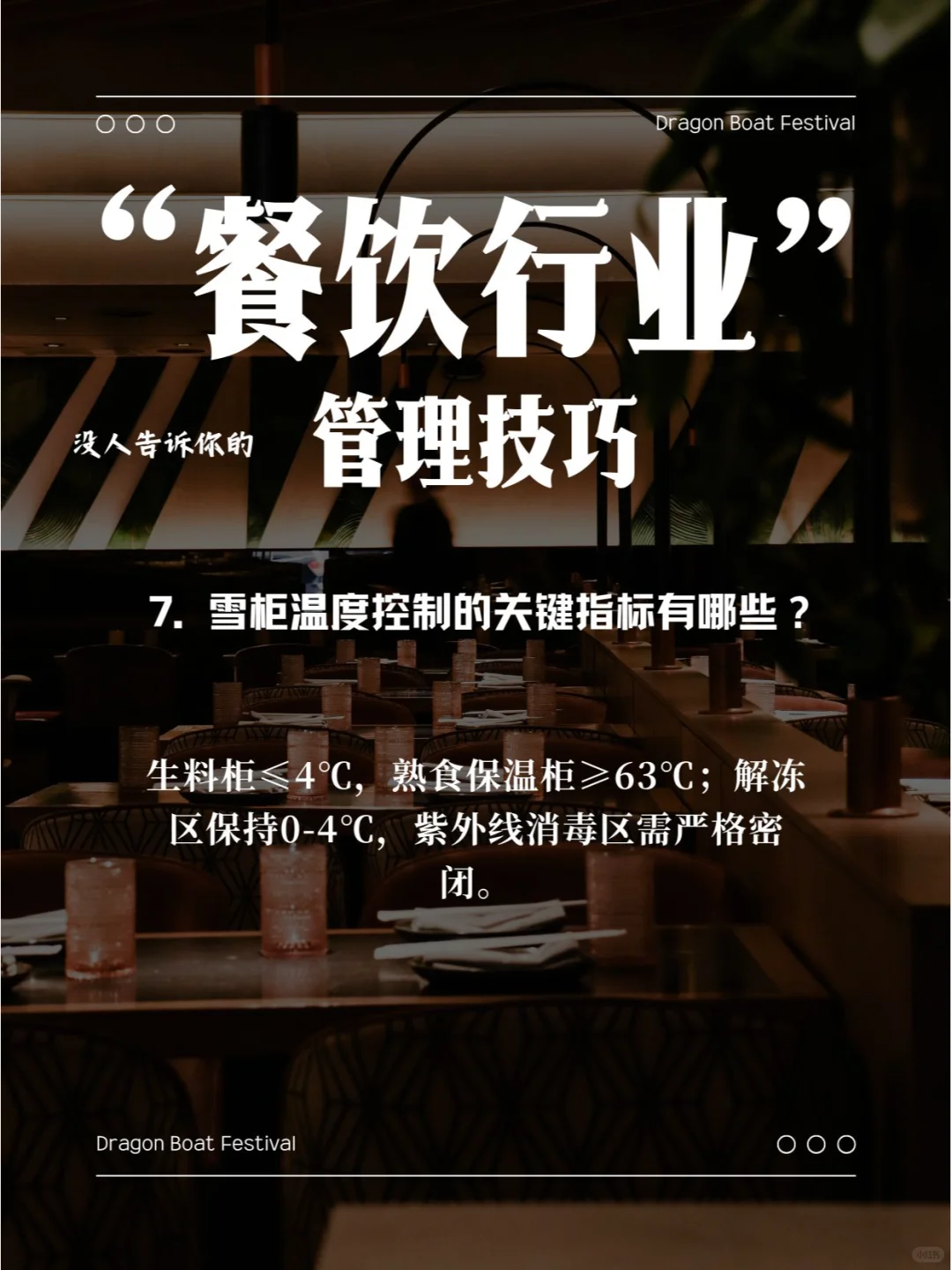 酒店餐饮行业安全管理