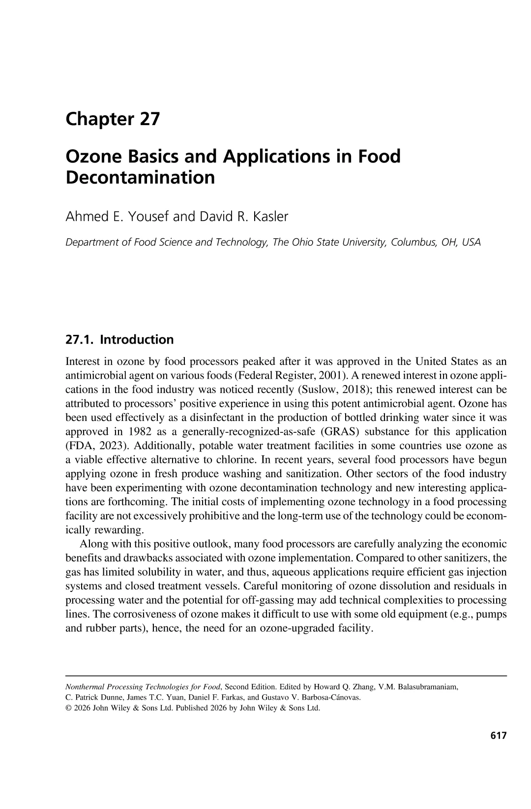 食品非热加工技术：第2卷