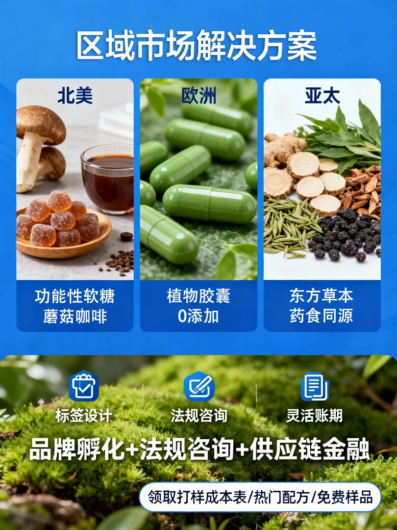功能性菌菇代工｜全球oem/odm解决方案