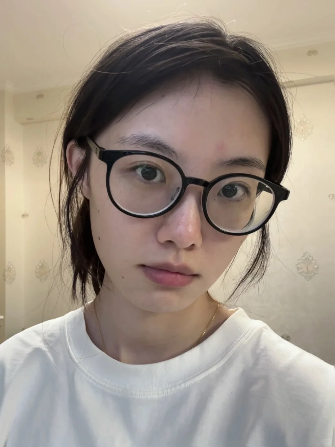 当高度近视（1000度）摘下眼镜 区别