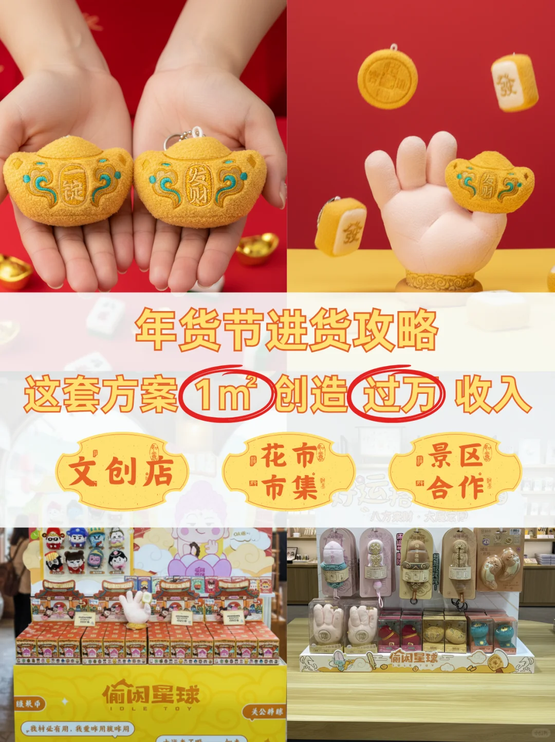 年底文创旺季!1㎡也能日入过万+!?