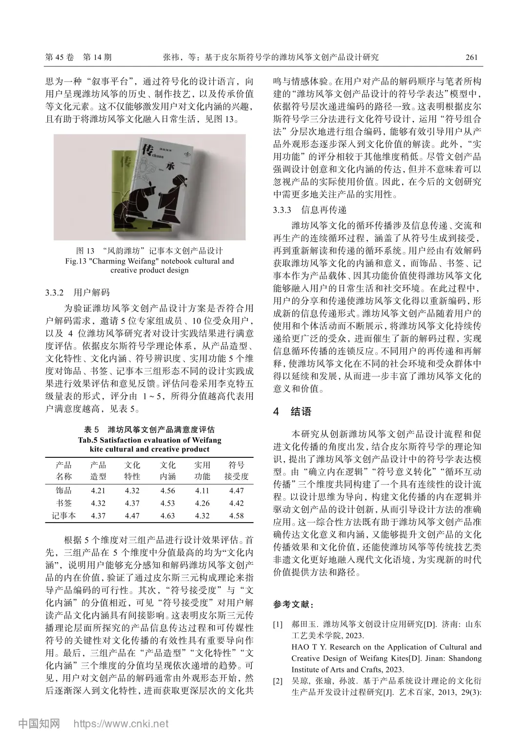 基于皮尔斯符号学的潍坊风筝文创产品设计