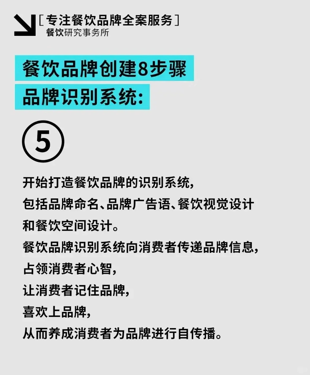 餐饮品牌创建的8个步骤