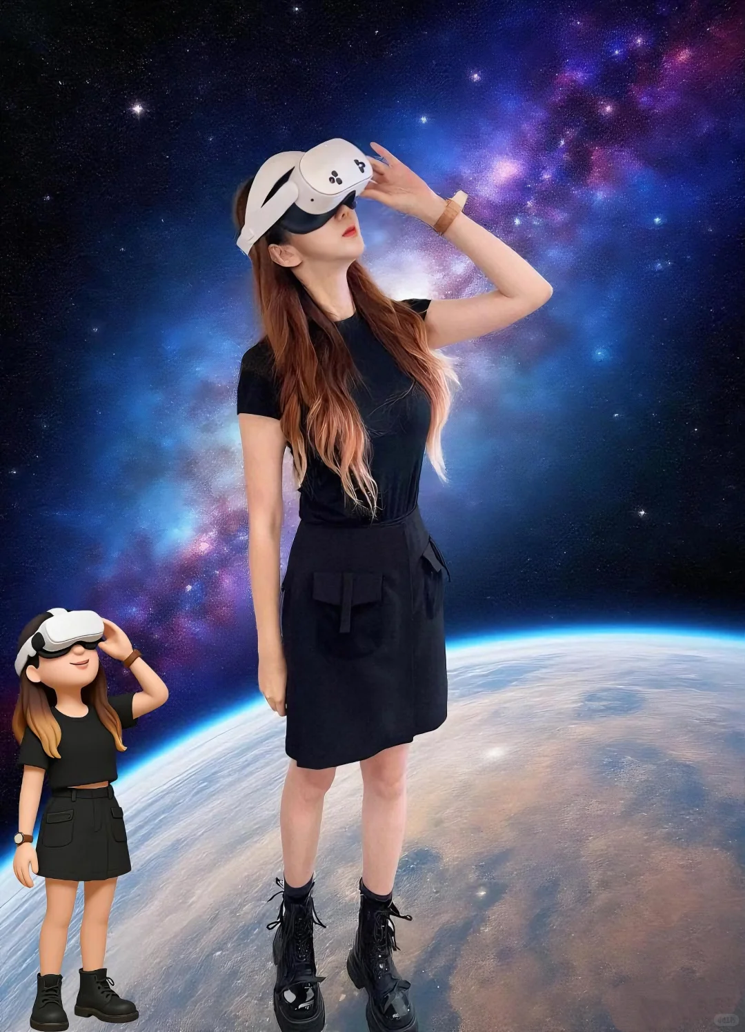 徒手摘星?在MR无境剧院，穿梭星际啦?