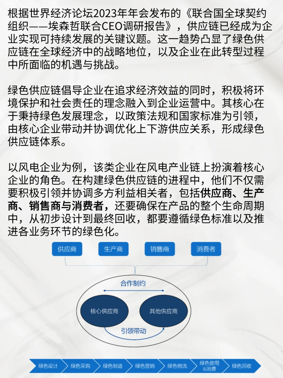 第一次有人说明白 什么是绿色供应链！