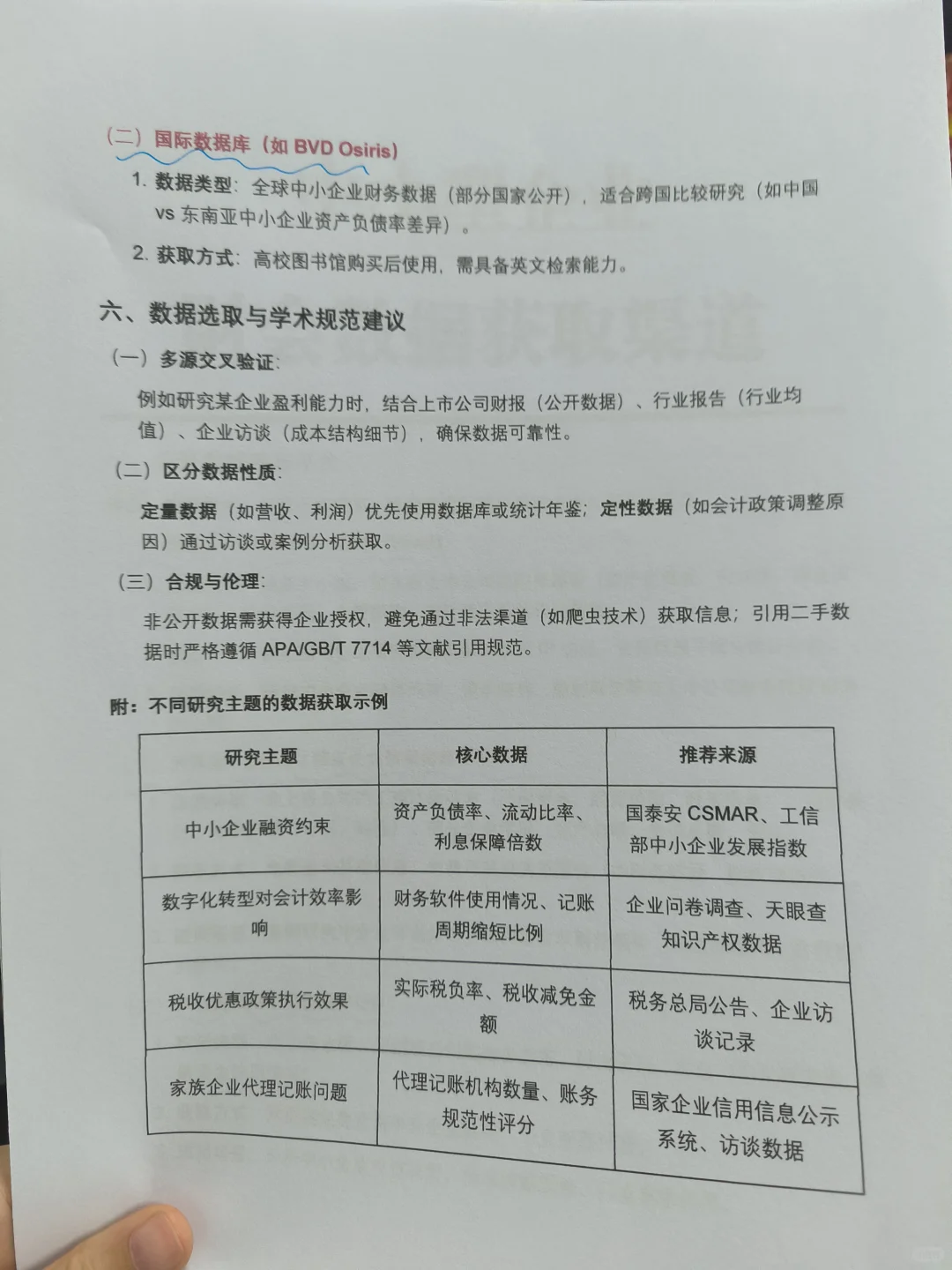 财会专业毕业论文数据查找(中小型企业)